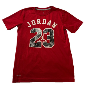 Nike Air Jordan Michael 23 Basketball DriFit Short Sleeve Tee Shirt Top Large
